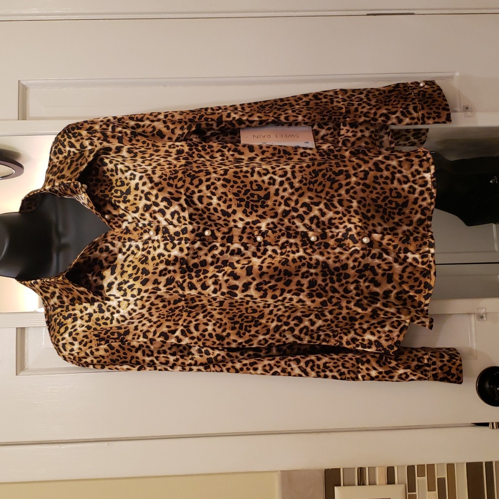 SWEET  RAIN NEW  Leopard print.